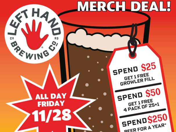 Black Friday at Left Hand Brewing!
