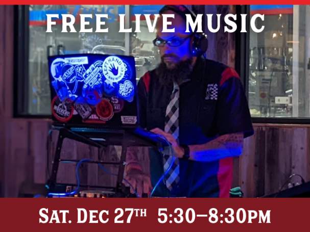 Live Set in the Tasting Room with DJ Digistruct