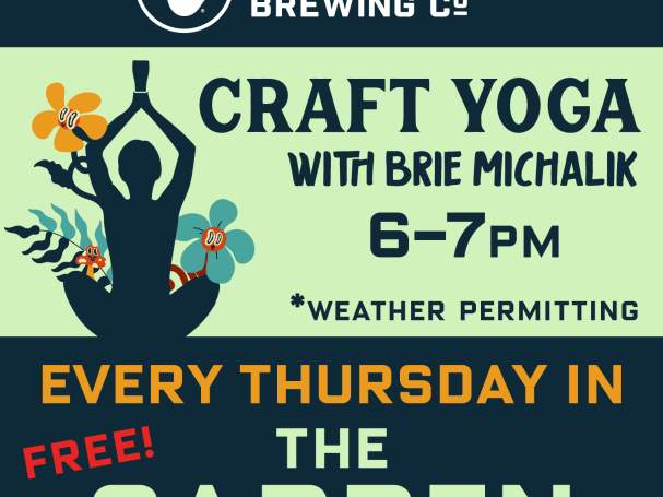 Craft Yoga in The Garden!