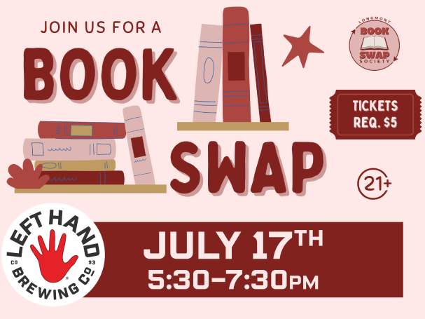 Longmont Book Swap in the Tasting Room