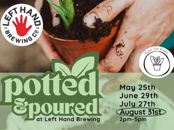 Potted and Poured in the Garden