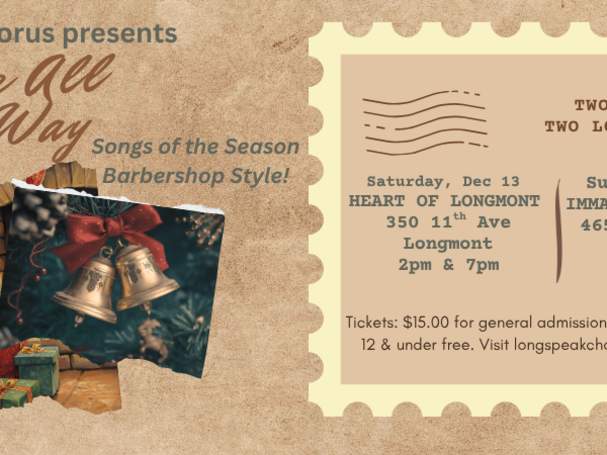 Longs peak Chorus presents "Jingle All the way"