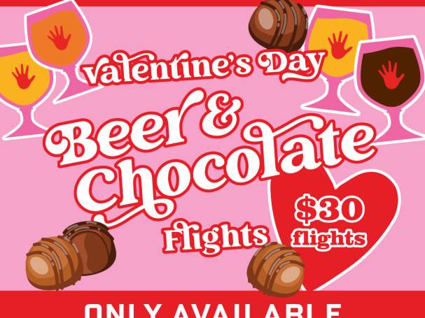 Valentine's Day Beer & Chocolate Flights