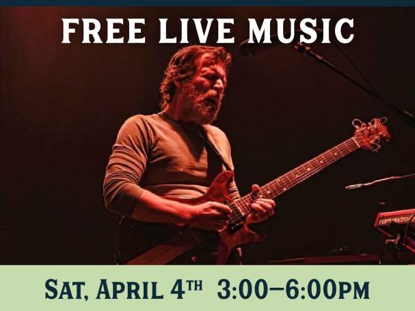 Free Live Music in The Garden with Shawn Cunnane