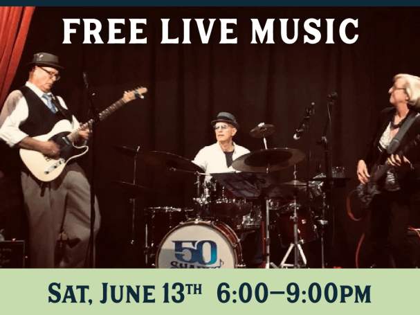 Free Live Music in the Garden with 50 Shades of Blue