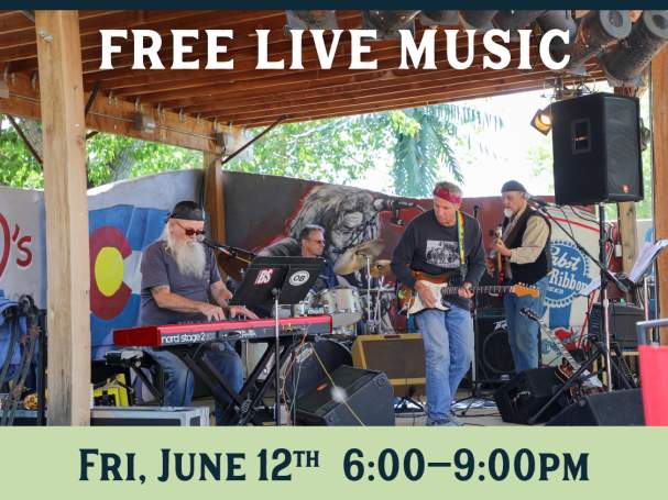 Free Live Music in the Garden with The Vipers