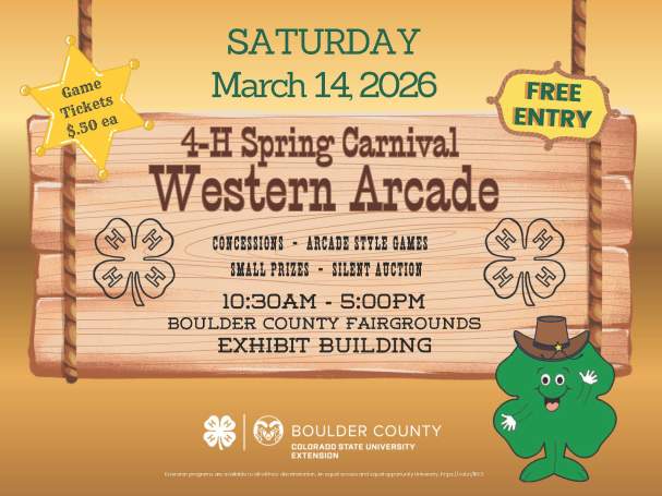 Boulder County 4-H Spring Carnival