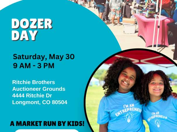 Kids Market at Dozer Day
