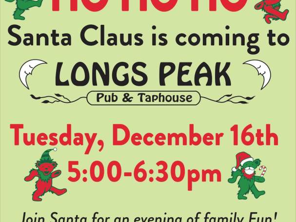 Santa at Longs Peak Pub