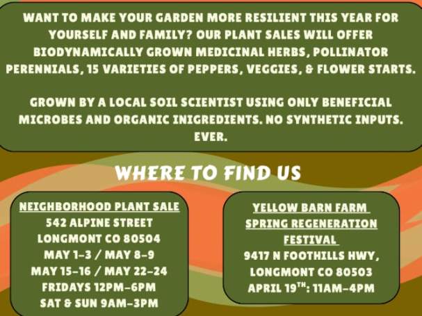 Herb'n Soil Neighborhood Plant Sale