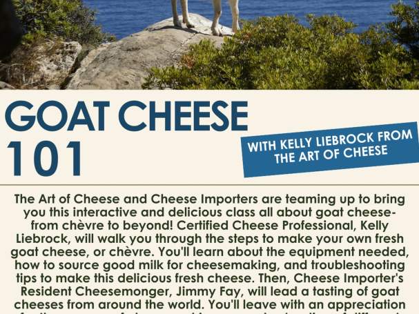 Goat Cheese 101