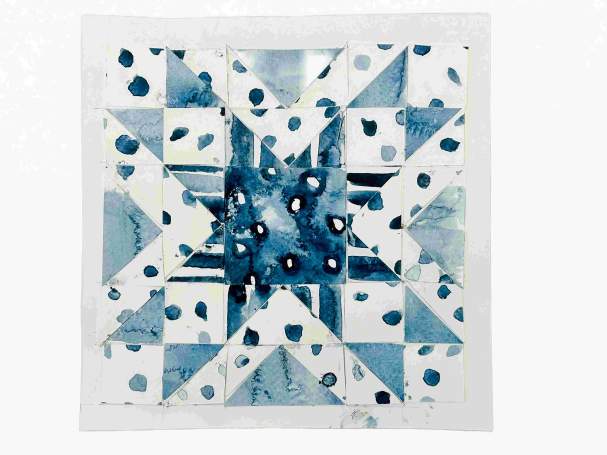 Art & Sip: Watercolor Quilt Square