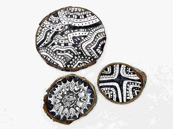 Art & Sip: Zentangle on Wood