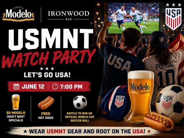 ⚽ Modelo Sponsored USMNT Watch Party at Ironwood