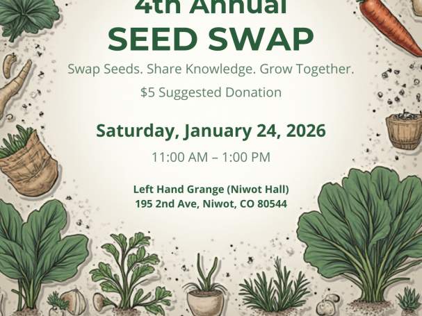 4th Annual Community Seed Exchange & Giveaway