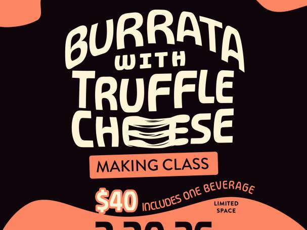Burrata making Class with Truffle Cheese Shop