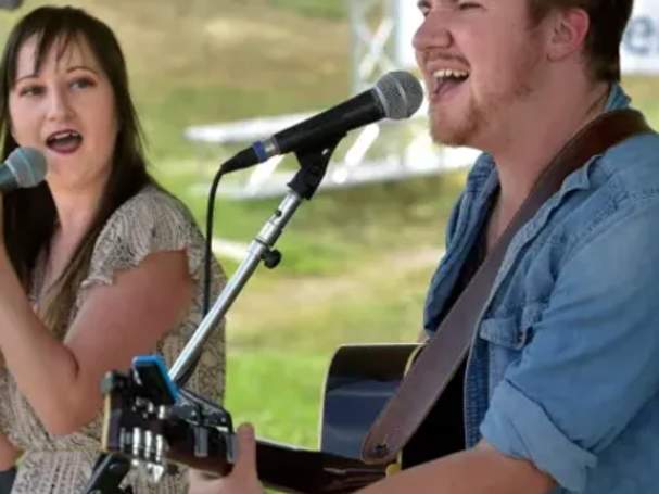 Tim Ostdiek and Jenny Balagna