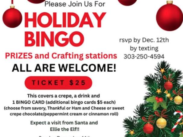 Holiday Bingo at Best Day Ever!