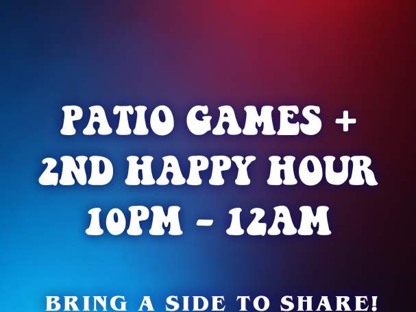 RED, WHITE & BBQ, PATIO GAMES & LIVE MUSIC