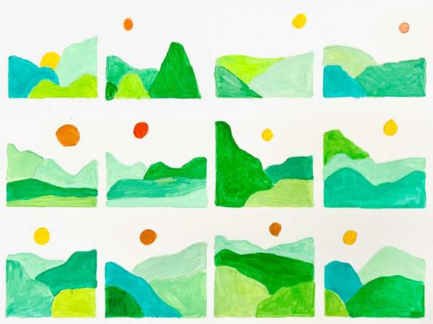 Art & Sip: Mini Landscape Studies