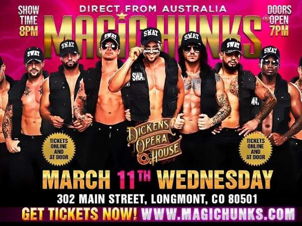 Magic Hunks @ Dickens!