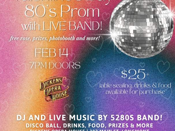 Valentine's Day 80's Prom with LIVE BAND & DJ!
