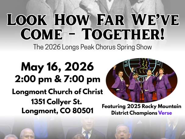 Longs Peak Chorus 2026 Annual Show