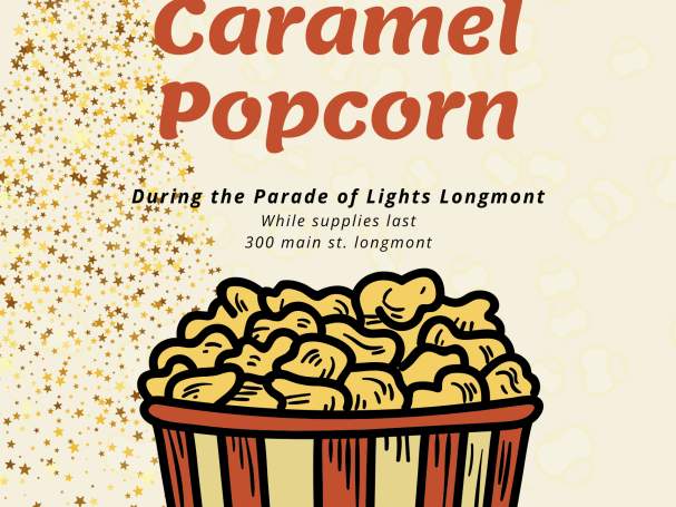 FREE Parade of Lights Caramel Popcorn!