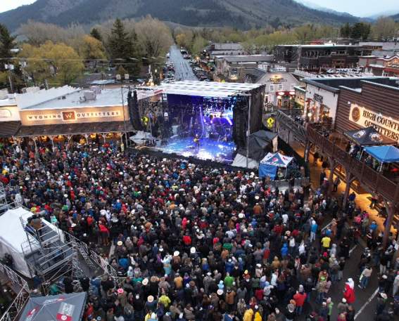 Million Dollar Music Fest Aerial Shot