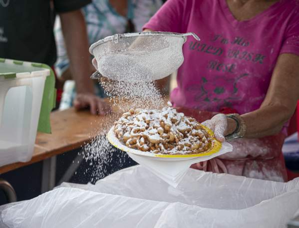Funnel Cake at the Dublin Irish Festival
