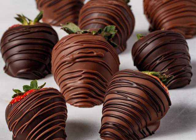Mountain store of chocolate