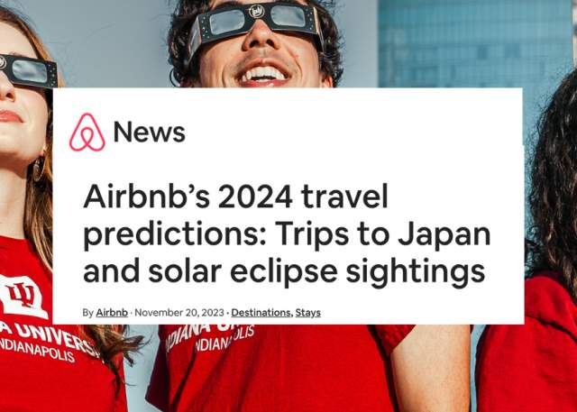 Airbnb Media Hit Solar Eclipse 2024