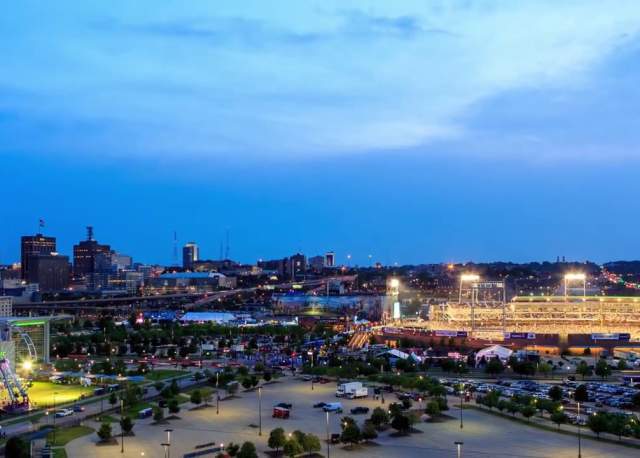 NCAA College World Series and Omaha Time Lapse