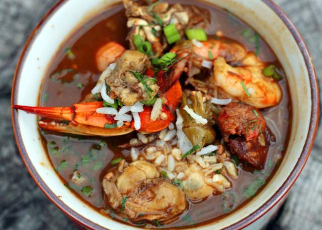 Super Bowl Sunday Seafood Gumbo
