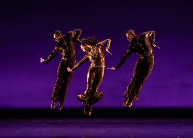Hubbard Street Dancers Aaron Choate, Cyrie Topete, Dominick Brown in 'Sweet Gwen Suite' by Bob Fosse and Gwen Verdon