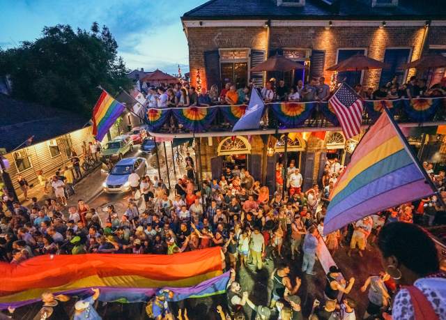 Gay Pride Parade 2015 on Bourbon Street