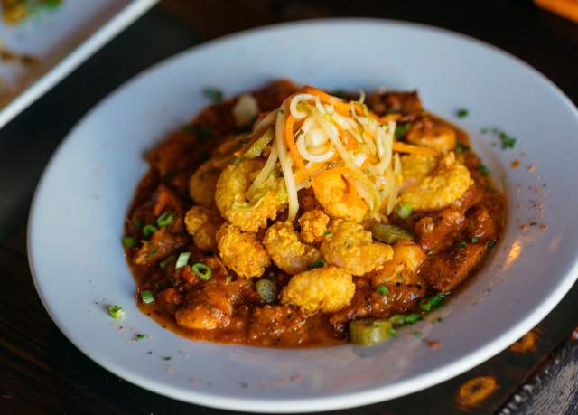 Fried Shrimp Creole - Galliano Restaurant - Warehouse District