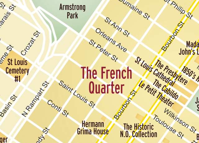 French Quarter Map Thumbnail