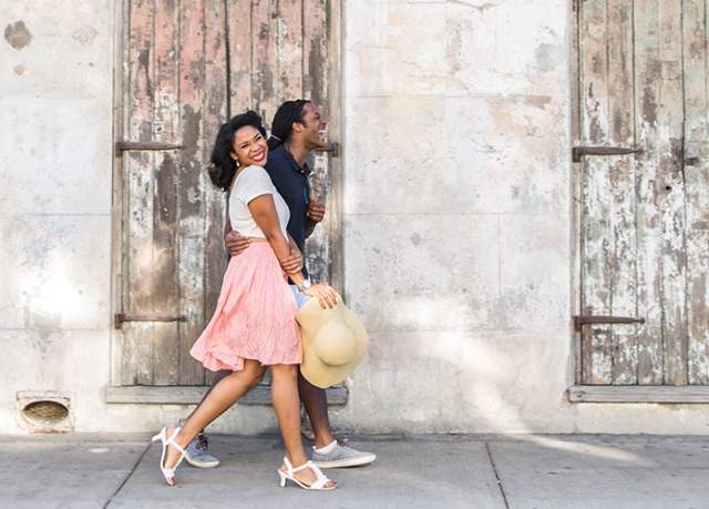 Couple Walking Together