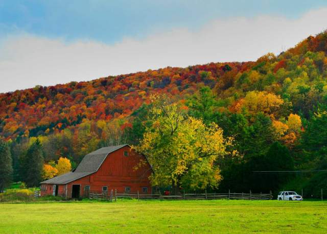 fall colors scenery route 6