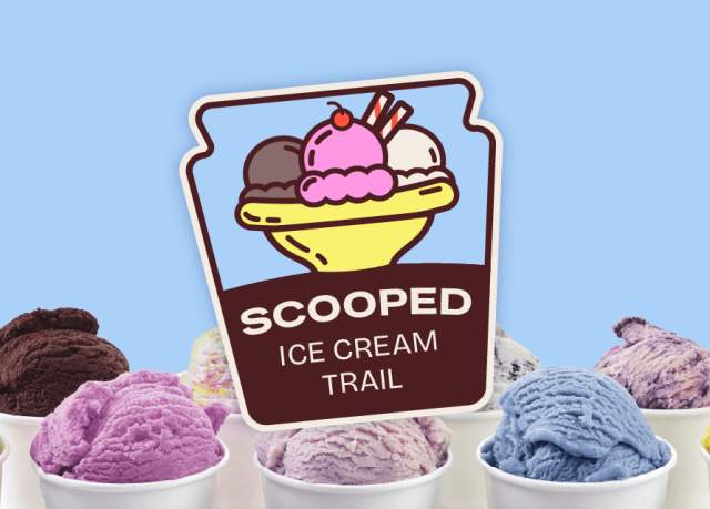Logo for Scooped Ice Cream Trail
