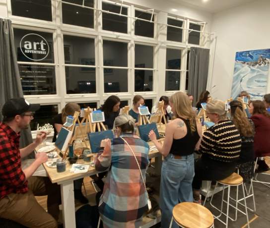 Art Adventures Paint & Sip Night at Country Lane