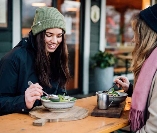Friends Having Brunch at Bespoke Kitchen