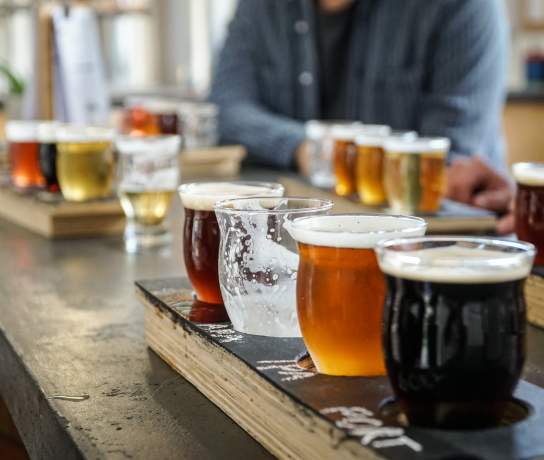 Queenstown Beer Tours tasting paddle