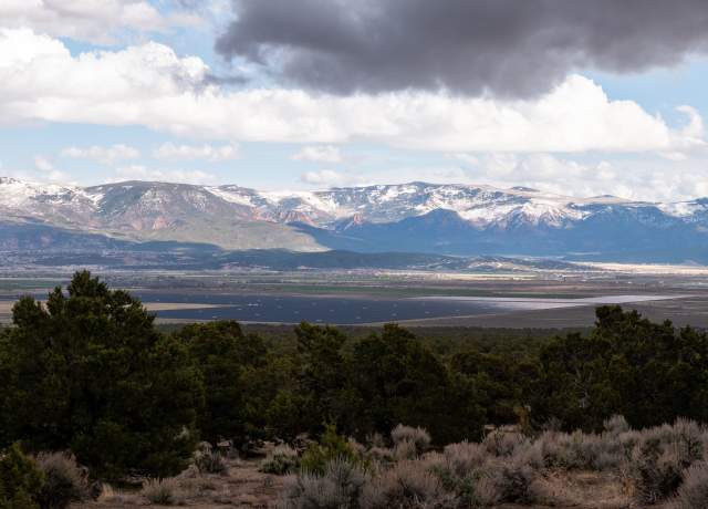 Three Peaks Recreation with a view of Enoch, Utah