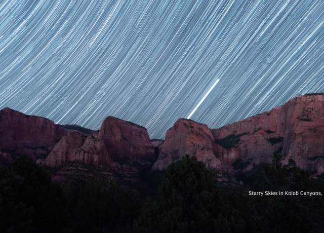 Starry Skies in Kolob Canyons