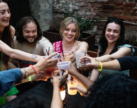 Bachelorette Table. Clink Lantern Smiles NOLA copy