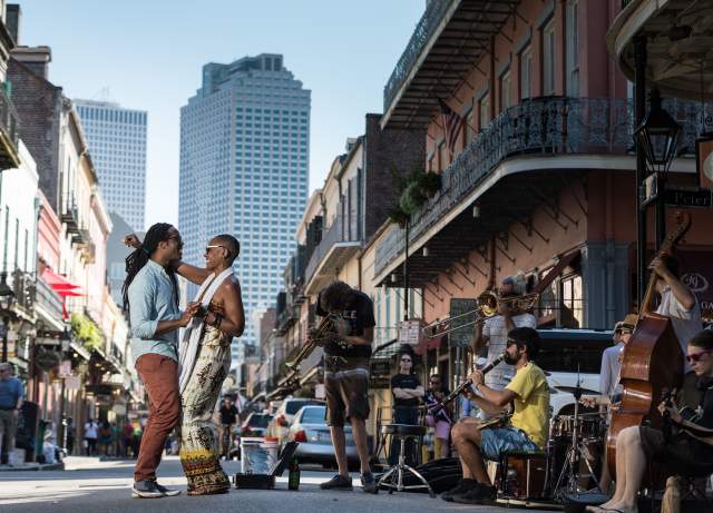 Dancing in the French Quarter