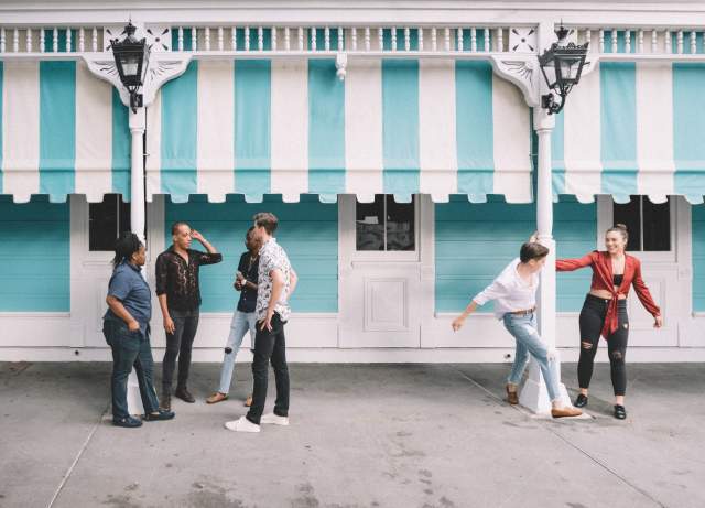 Friends outside of Commander's Palace