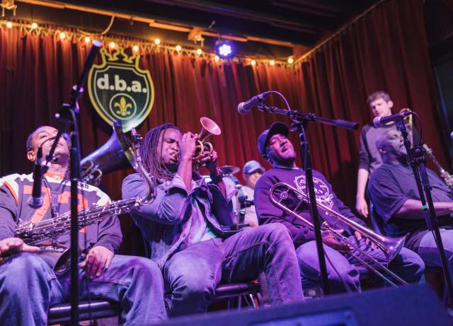 Treme Brass Band at d.b.a.